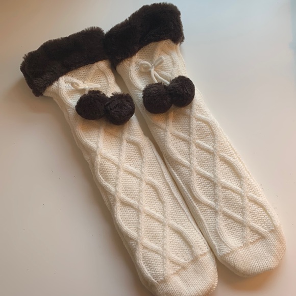NWOT Double Layer Lounge Socks - Picture 1 of 5